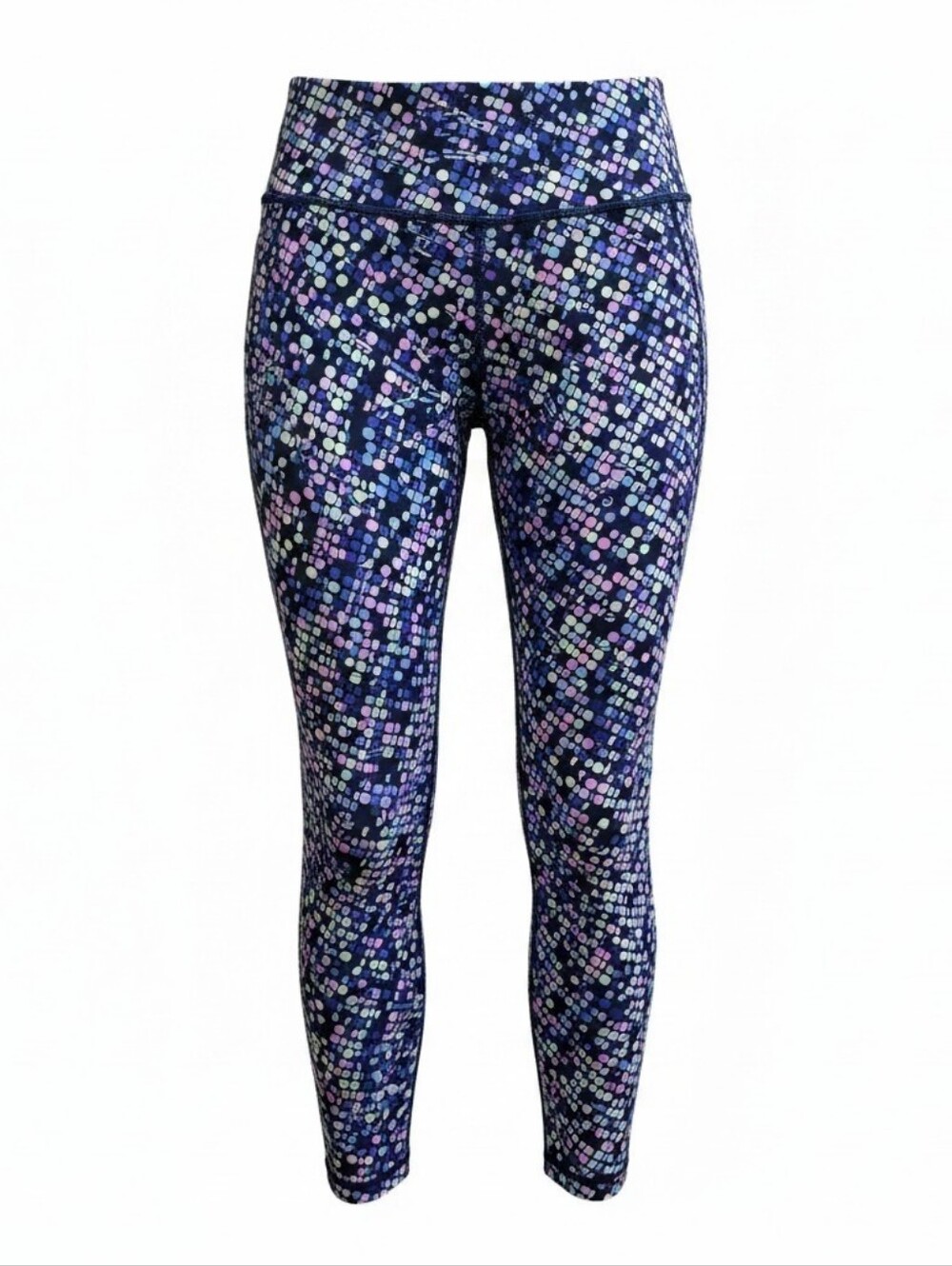 Sweaty Betty Navy Multi-Dot High-Waist Leggings Women's Size 8